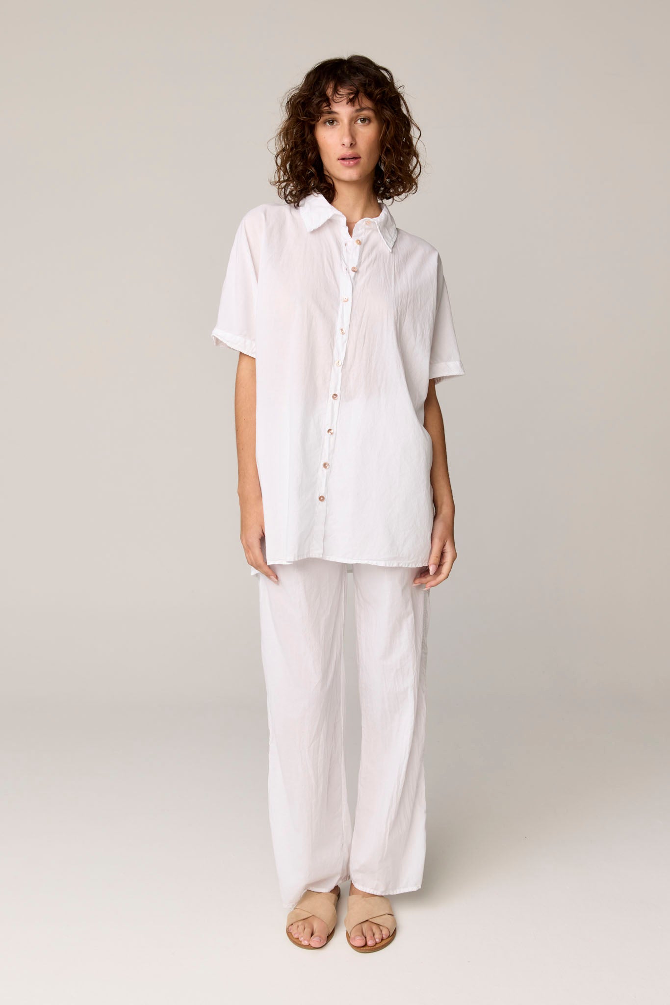 DEVOILE PANT - BLANC