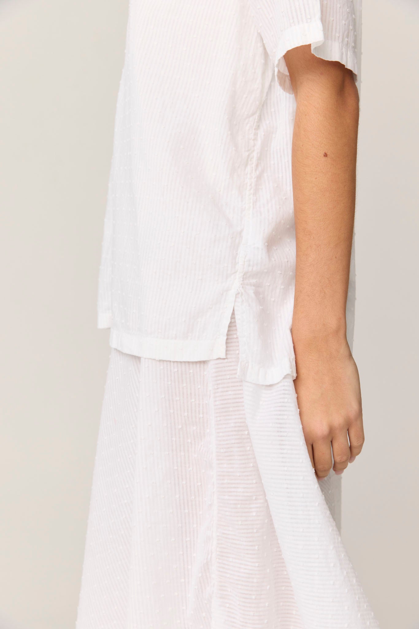 FLOCKY SHIRT - BLANC