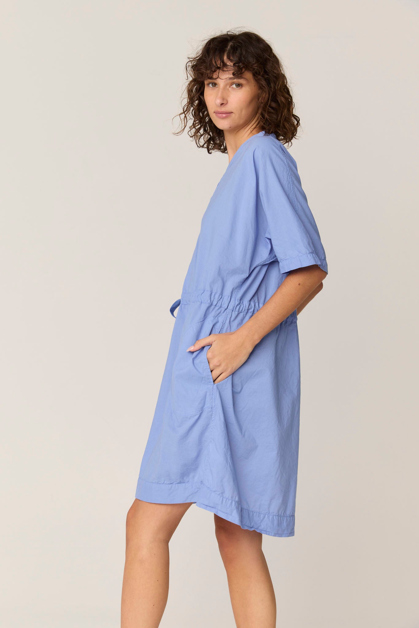 BEACH COVER UP - CORNFLOWER