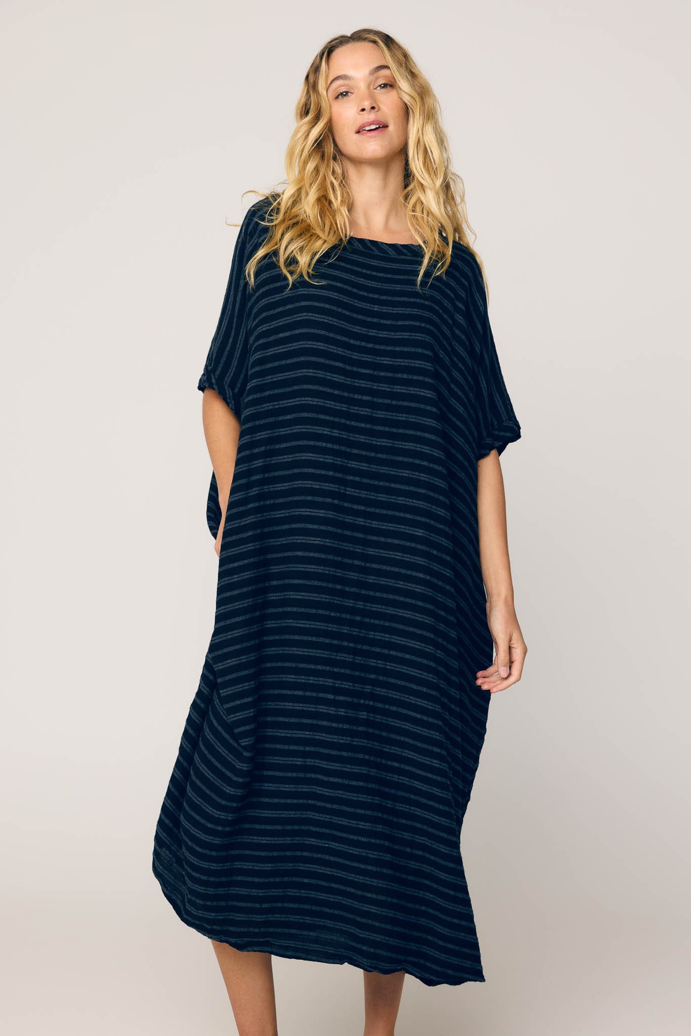 GAUZZY DRESS - DARK NAVY