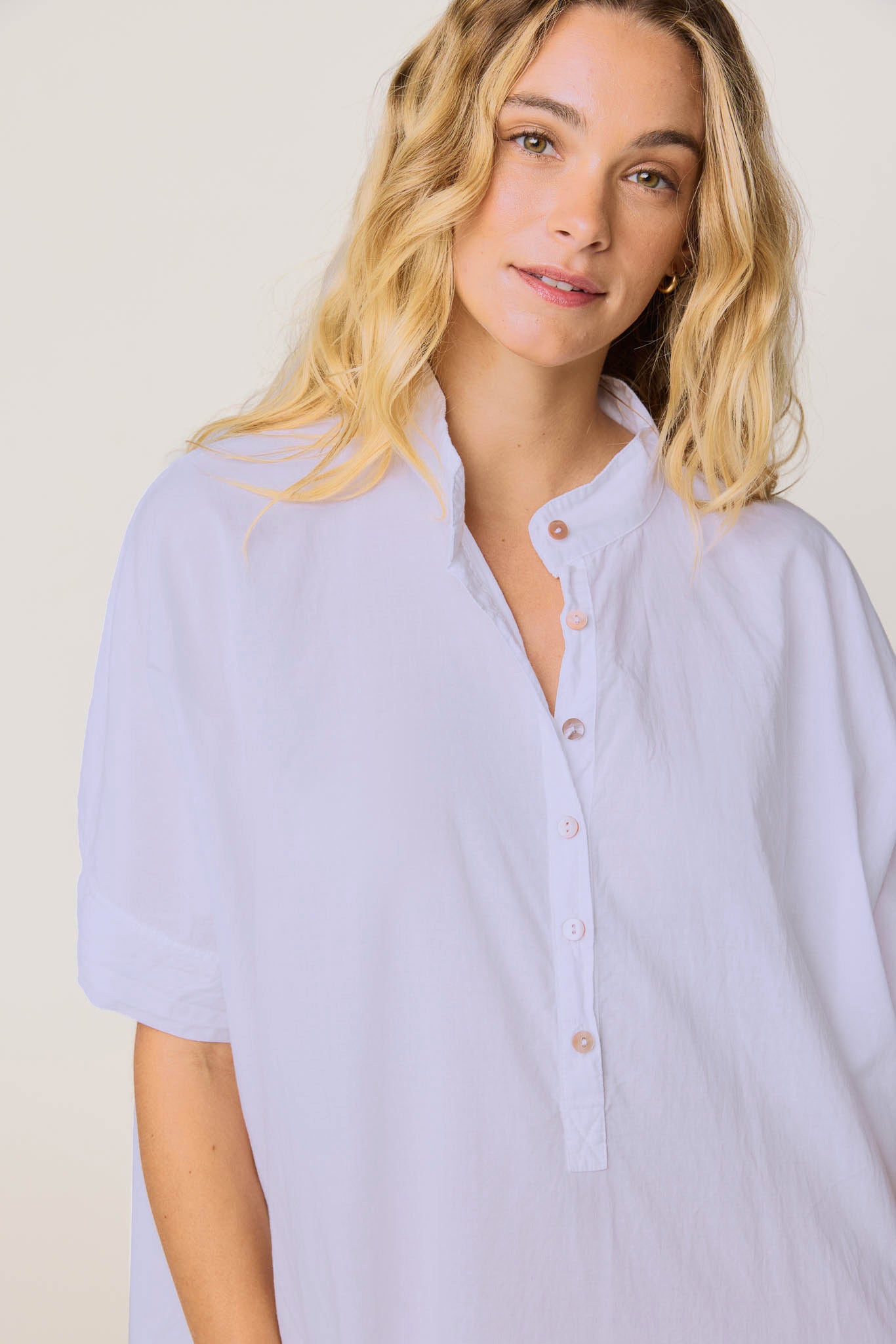 AVERY SHIRT DRESS - LILAC