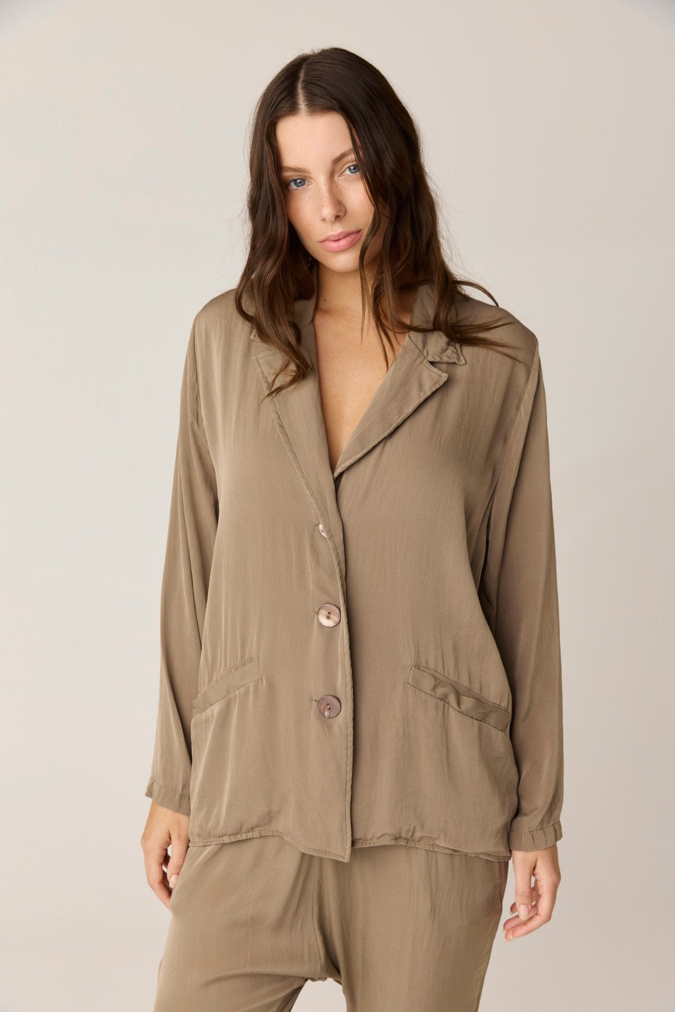 DUSK BLAZER - FAWN (PRE - ORDER) - Primness