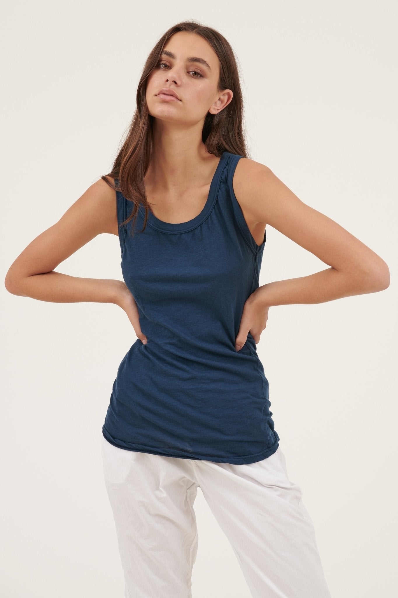 COASTY TANK - DARK NAVY - Primness