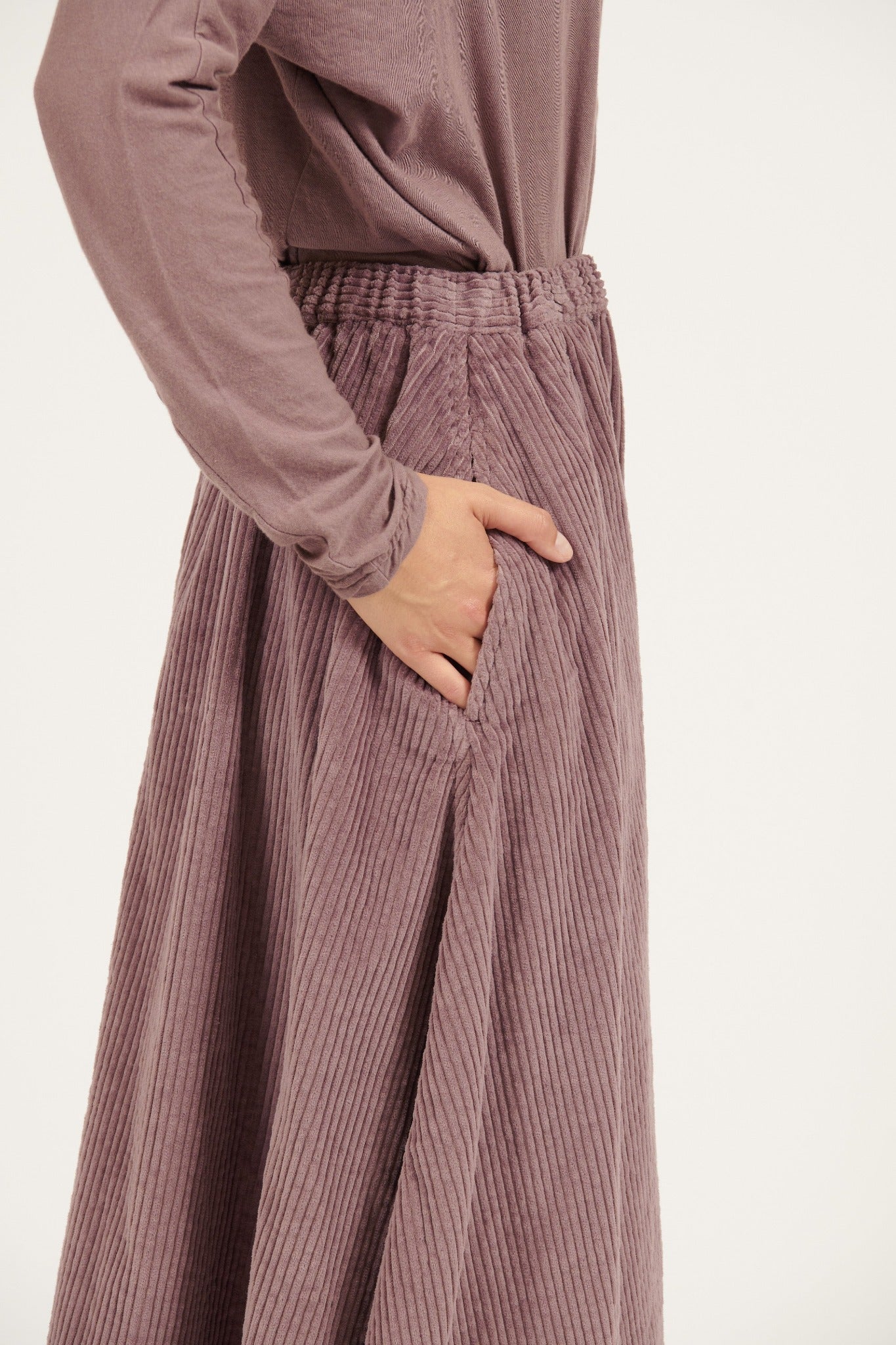 CORDIALLY SKIRT - MULBERRY (PRE-ORDER) - Primness