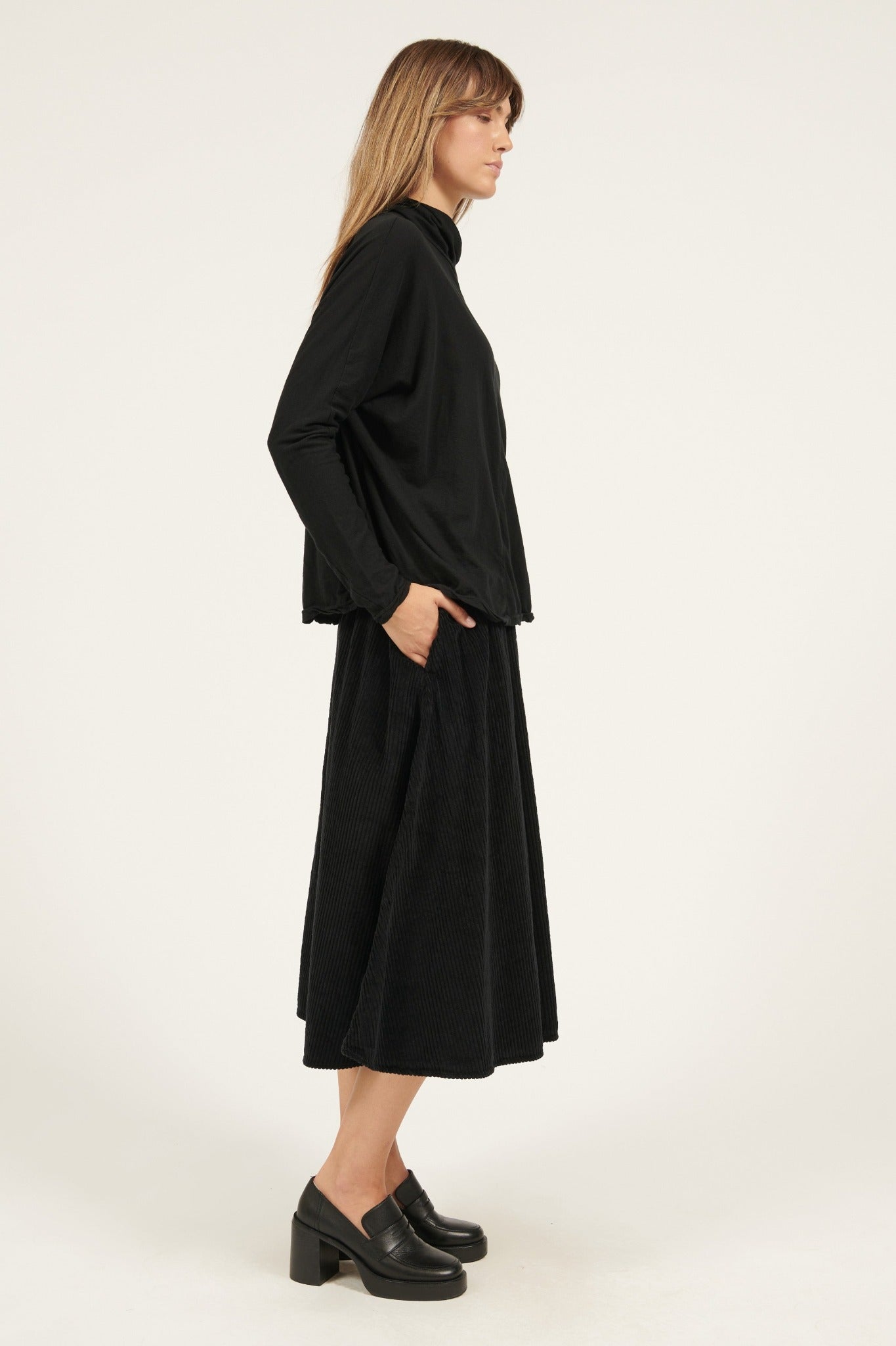 CORDIALLY SKIRT - NOIR (PRE-ORDER) - Primness