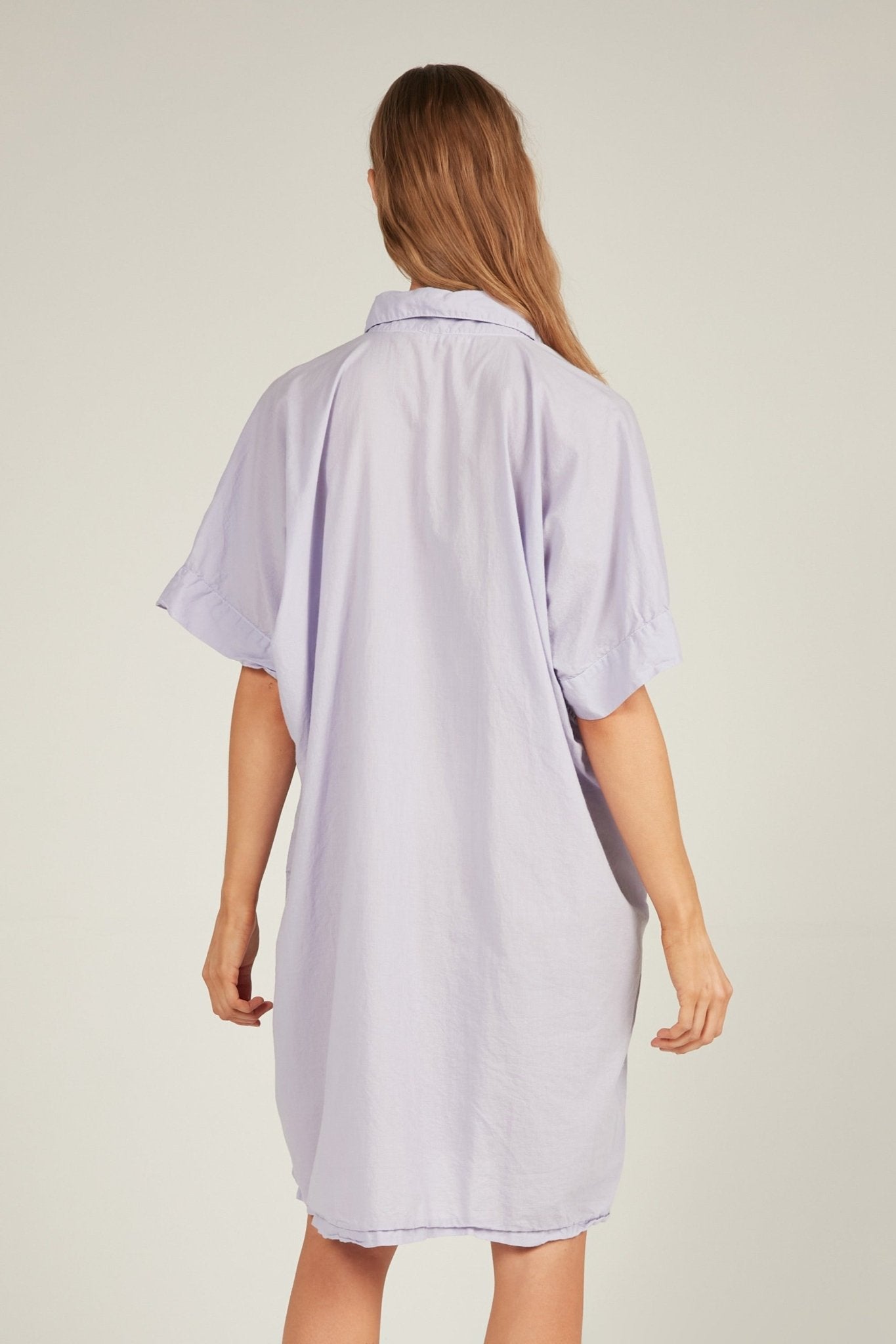 HOLIDAY SHIRT DRESS - LILAC - Primness