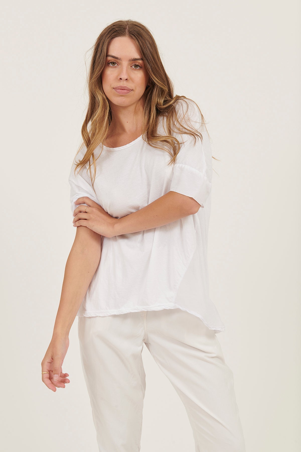 MINK TEE - BLANC - Primness