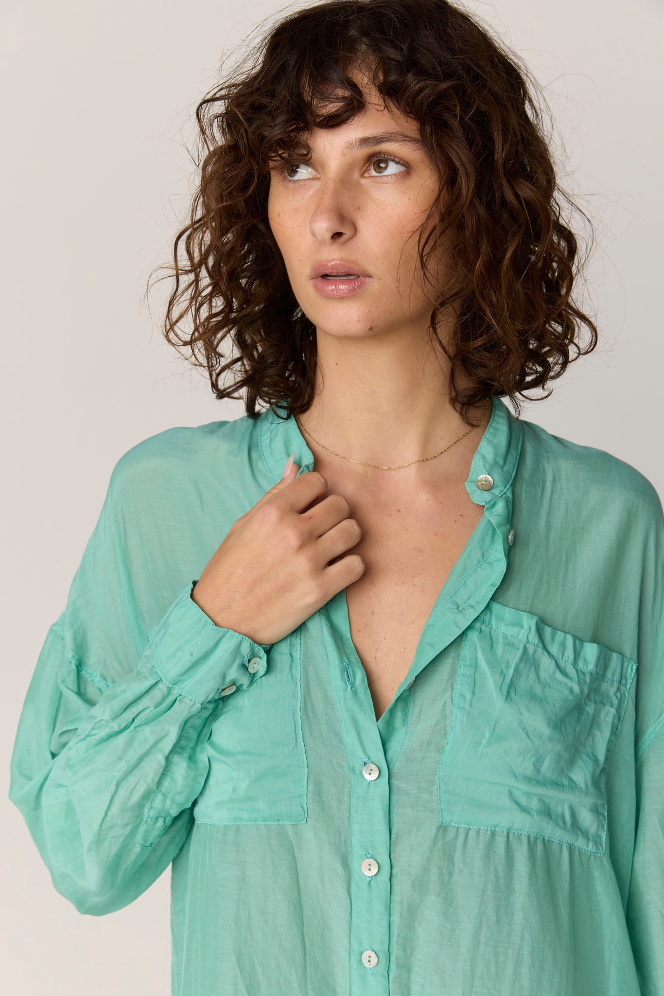 POCO COVERALL - OPAL GREEN