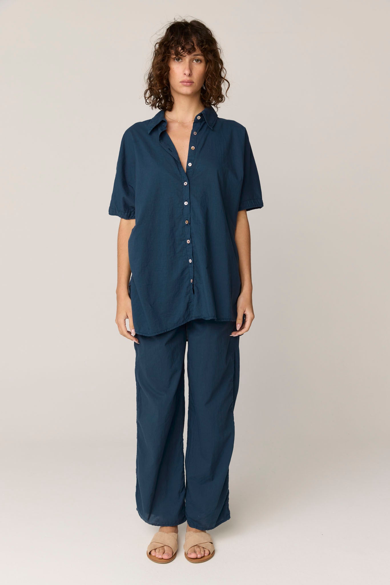 DEVOILE SHIRT - DARK NAVY