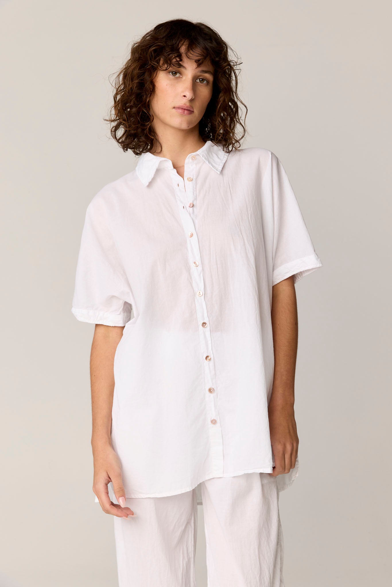 DEVOILE SHIRT - BLANC