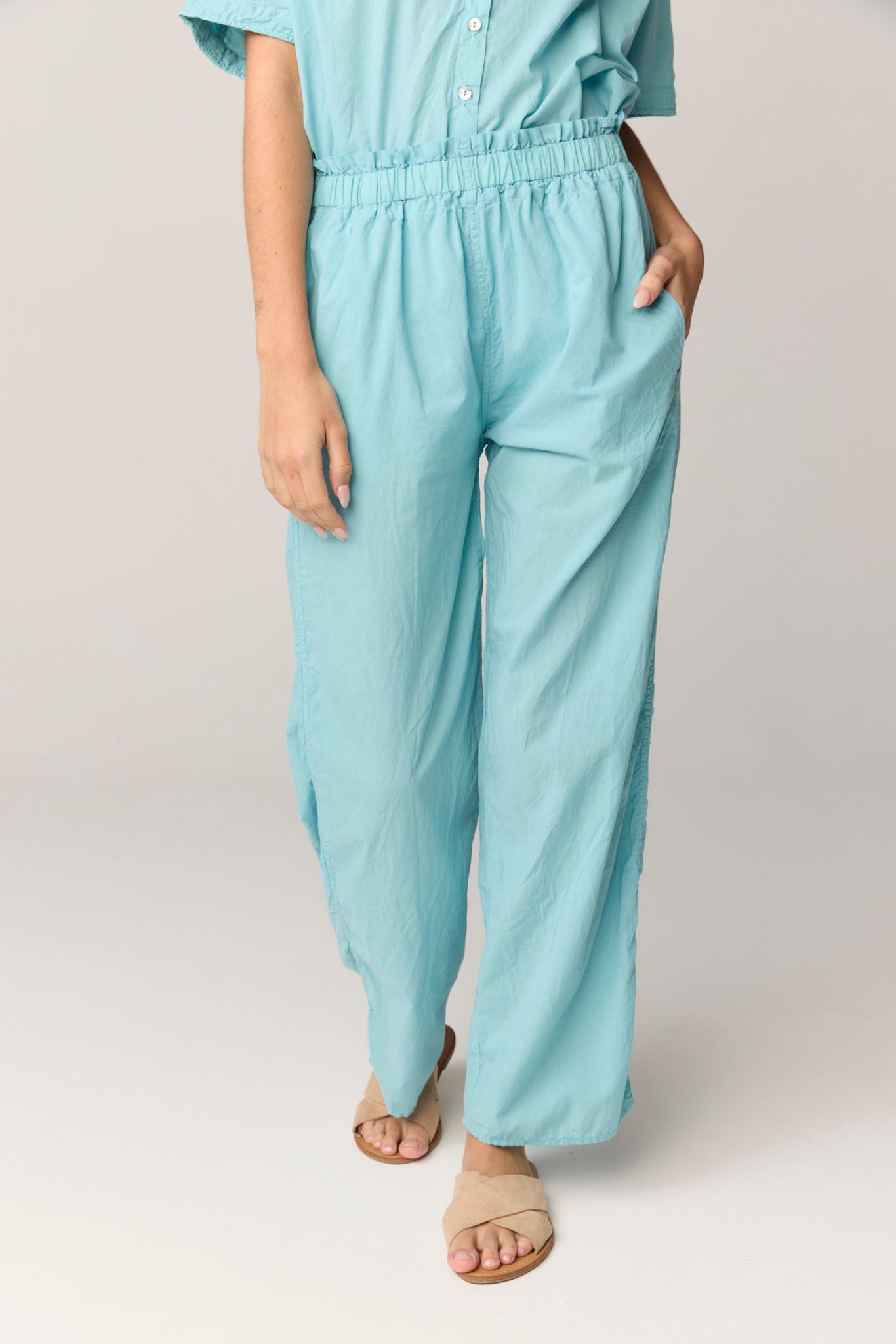 DEVOILE PANT - SEA FOAM