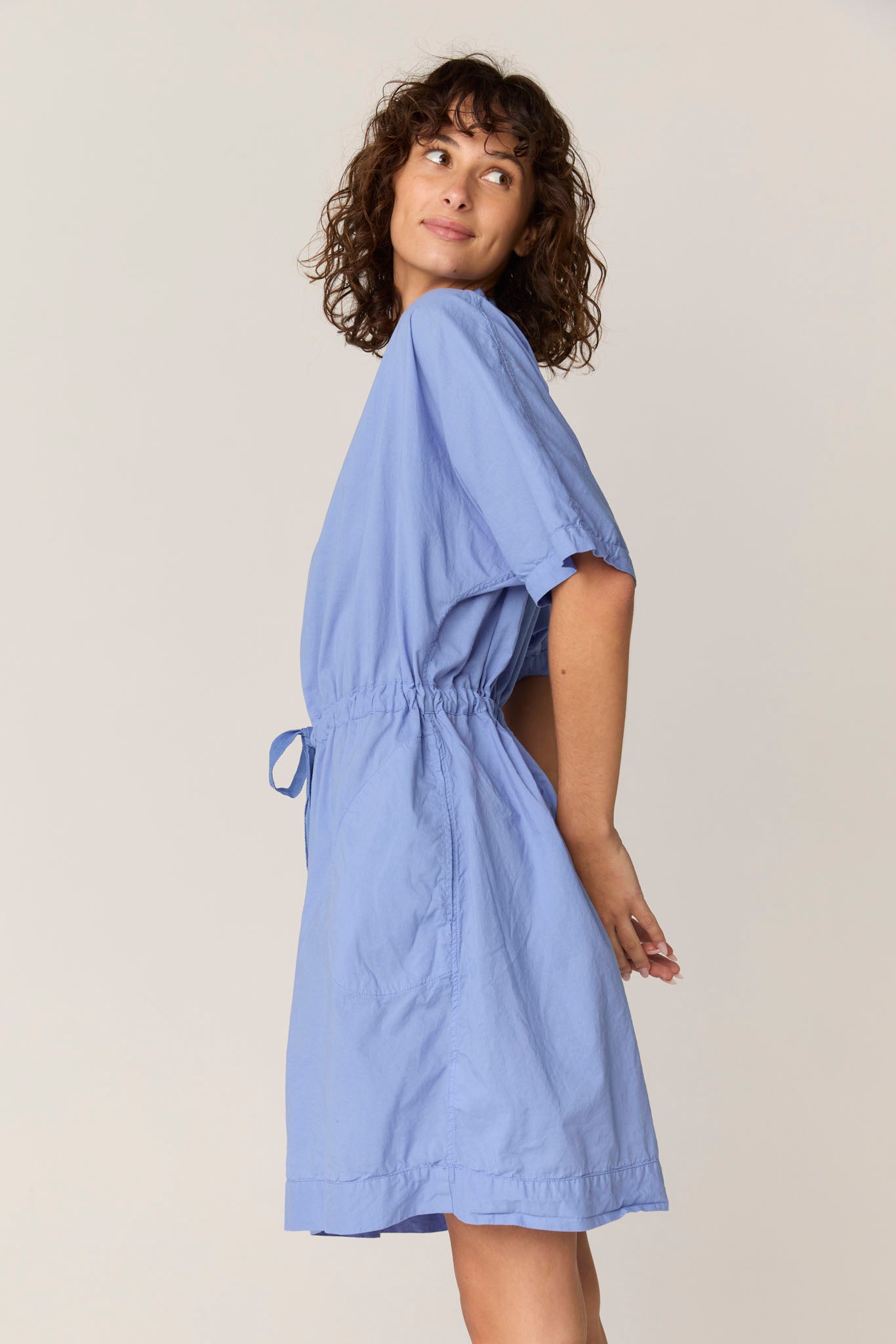 BEACH COVER UP - CORNFLOWER