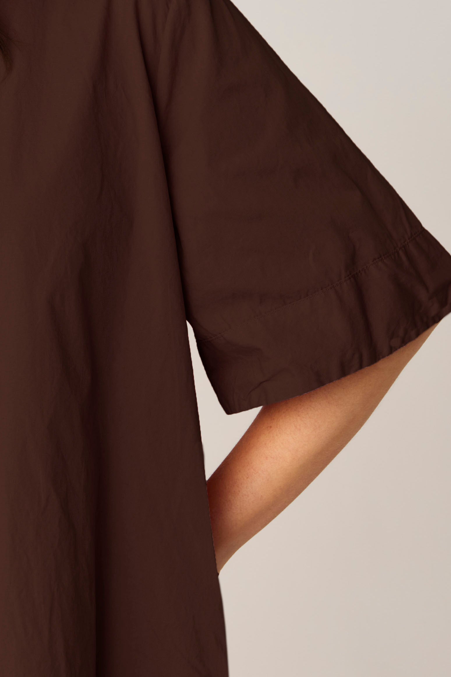 SHORE SHIRT DRESS - CHOCOLATE