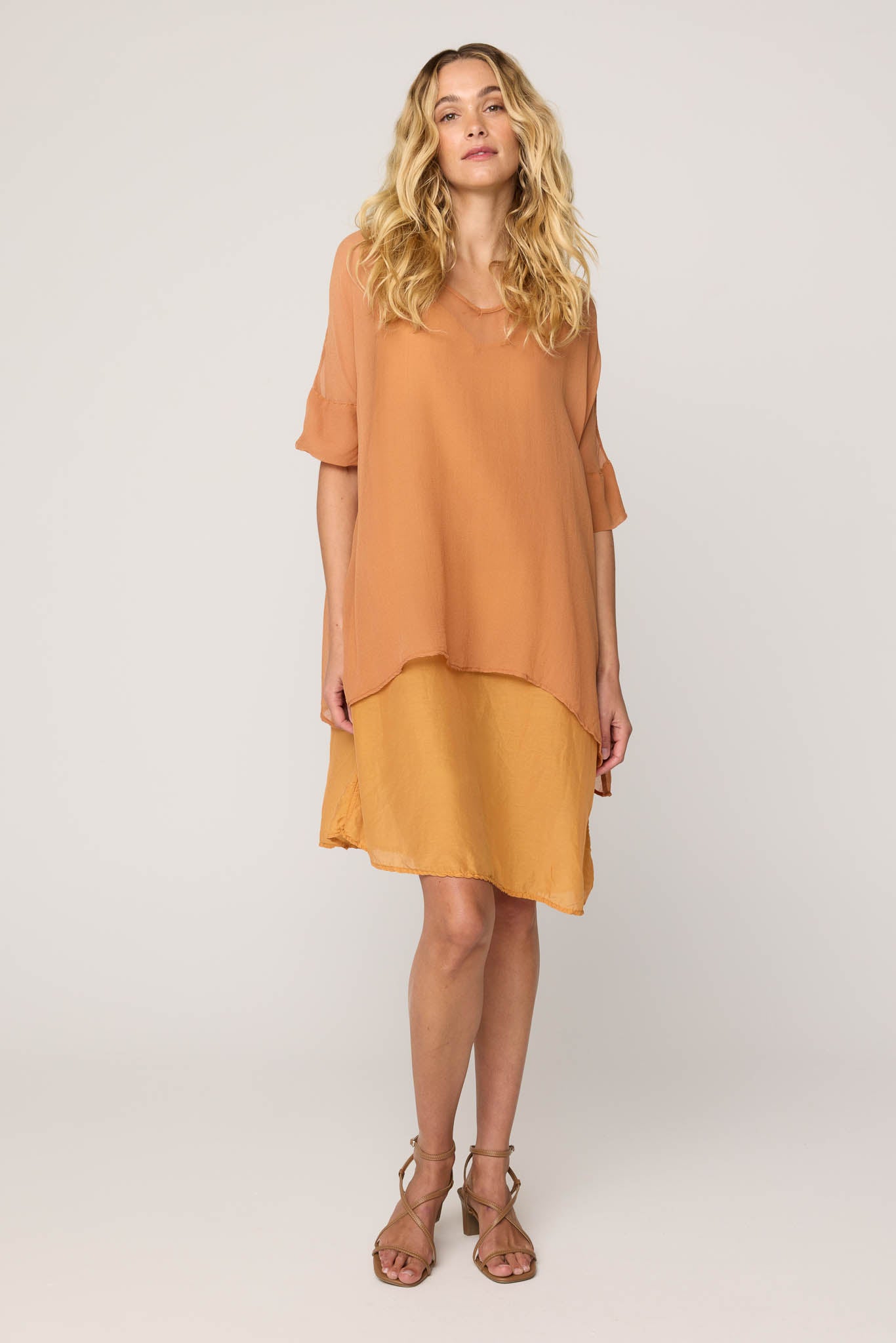 TALLOWS TOP - APRICOT