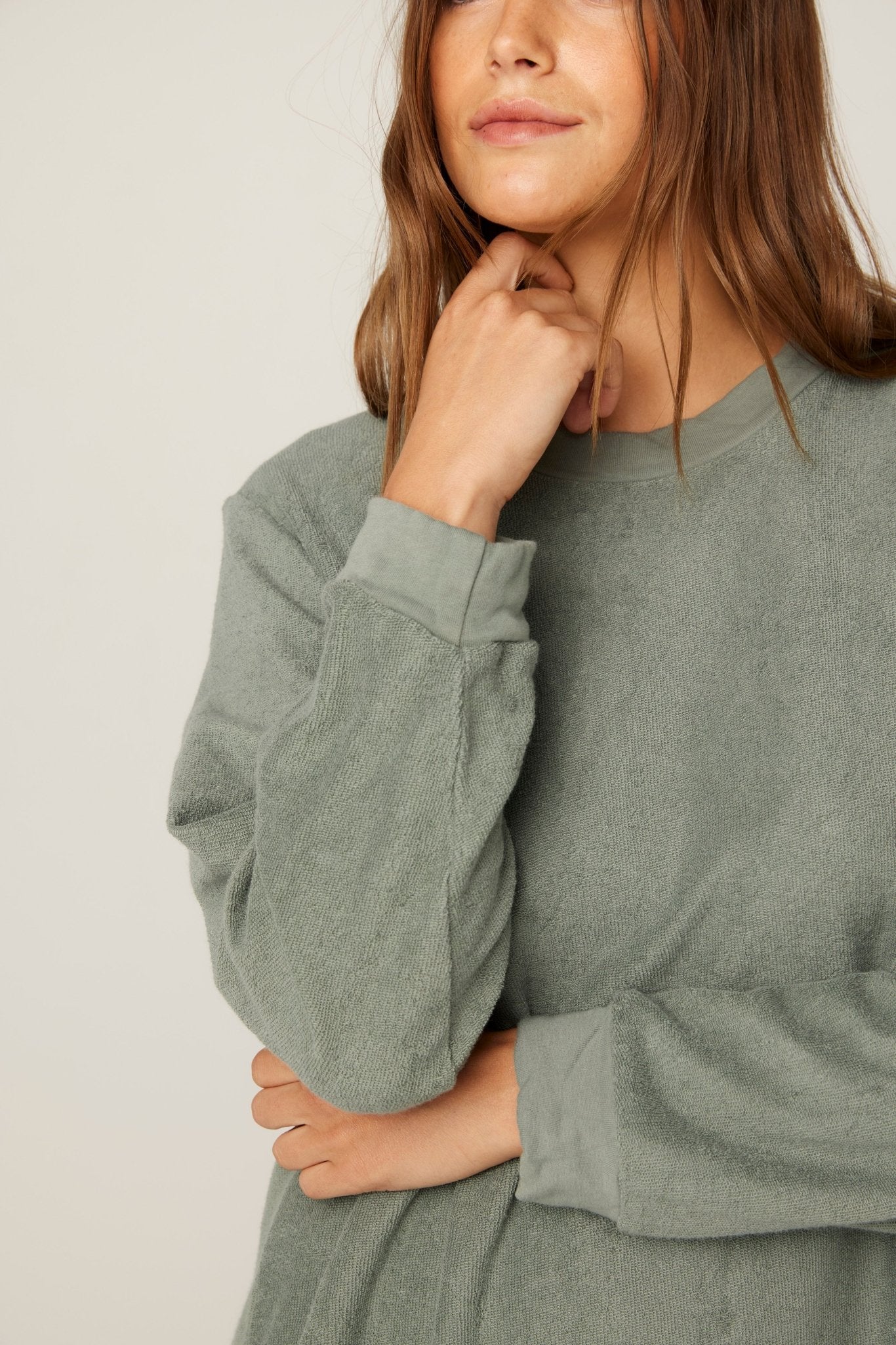 JUNE JUMPER DRESS - FERN - PRE-ORDER - Primness