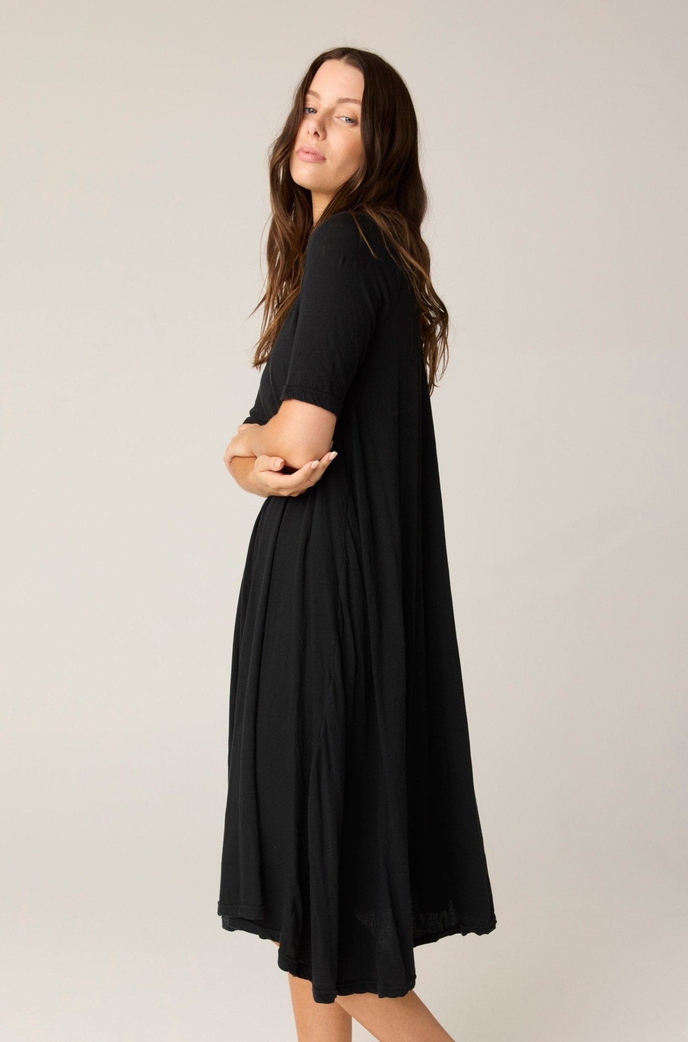 NATI DRESS - NOIR (PRE - ORDER) - Primness