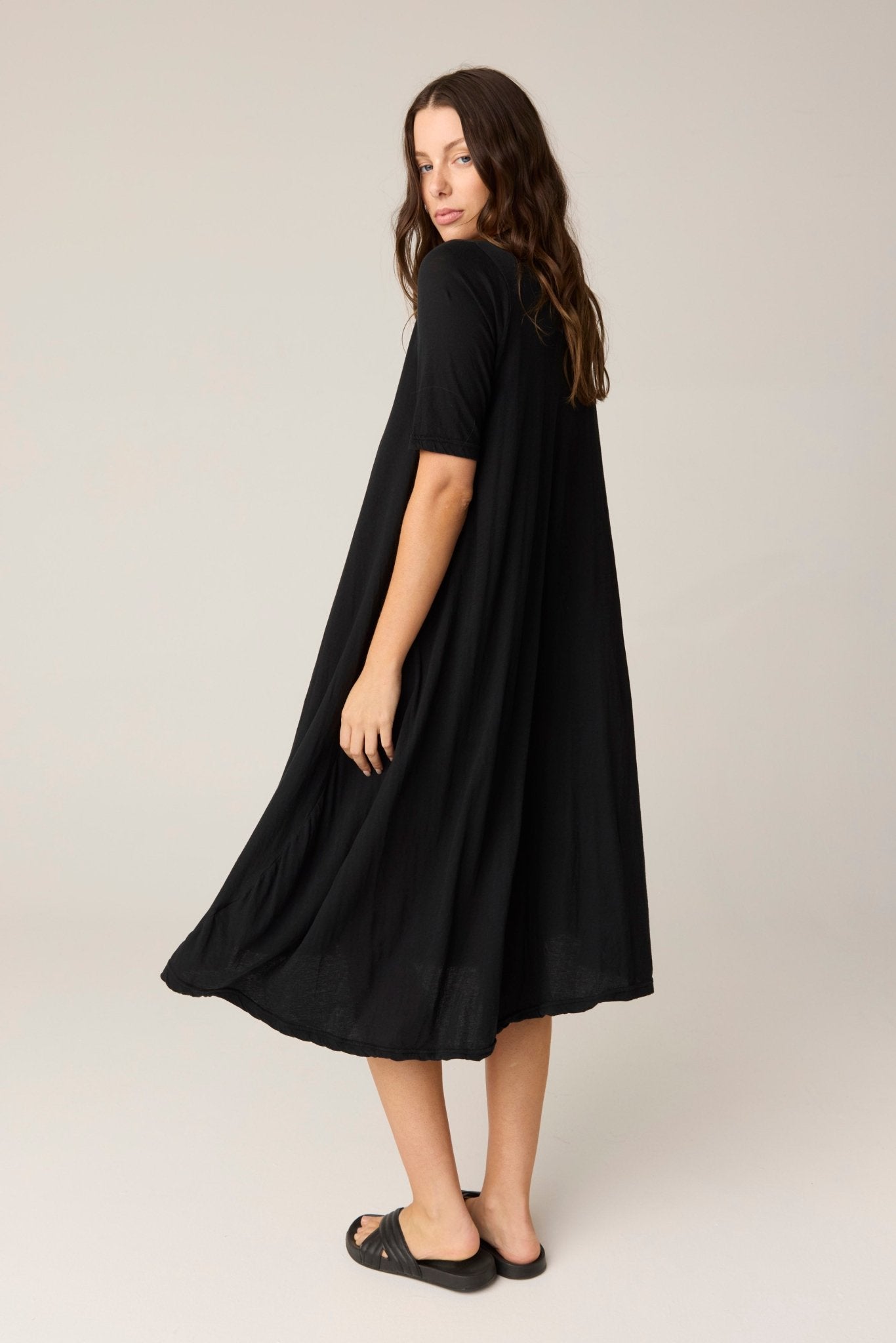 NATI DRESS - NOIR (PRE - ORDER) - Primness