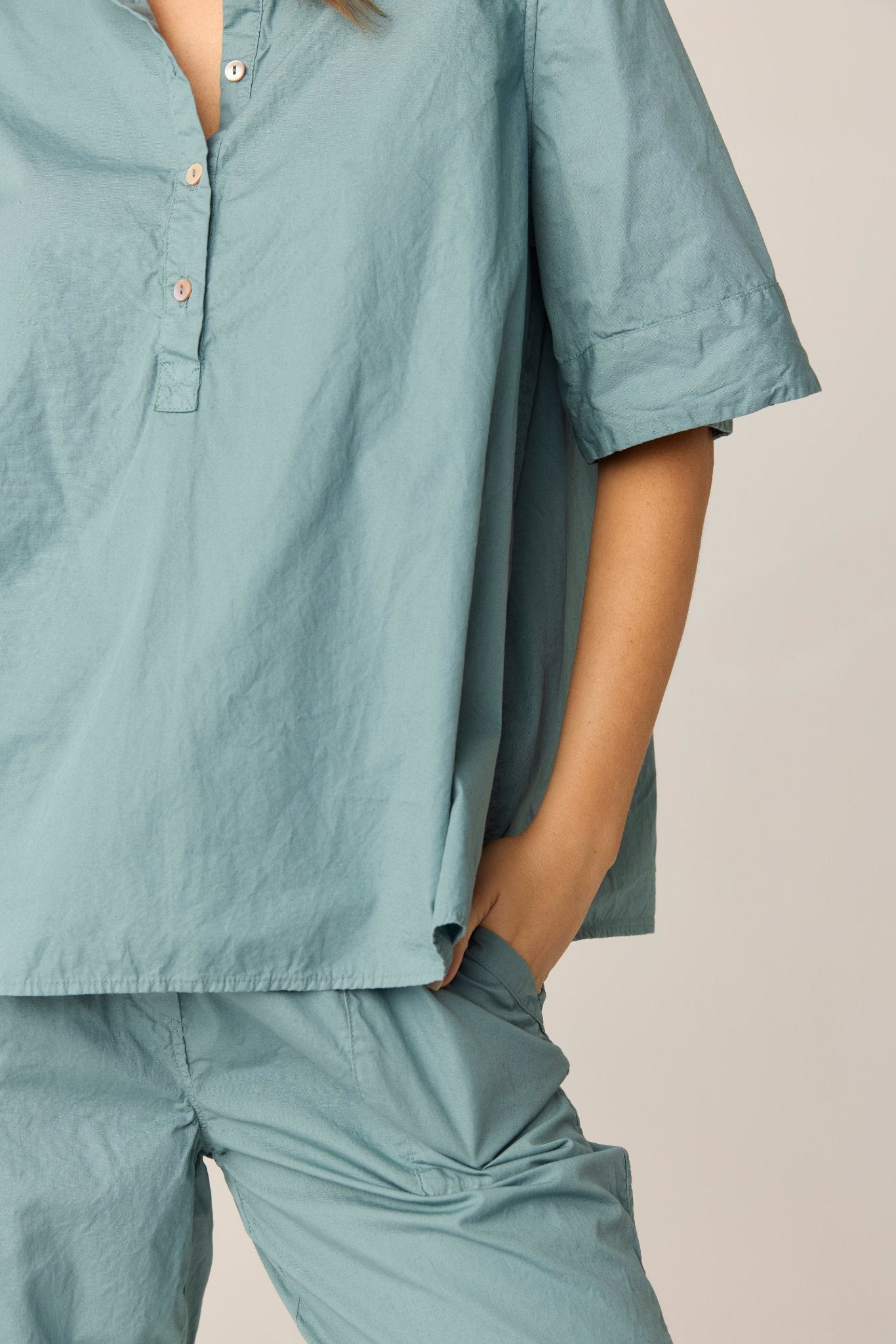 SHORE SHIRT - LAGOON (PRE - ORDER) - Primness