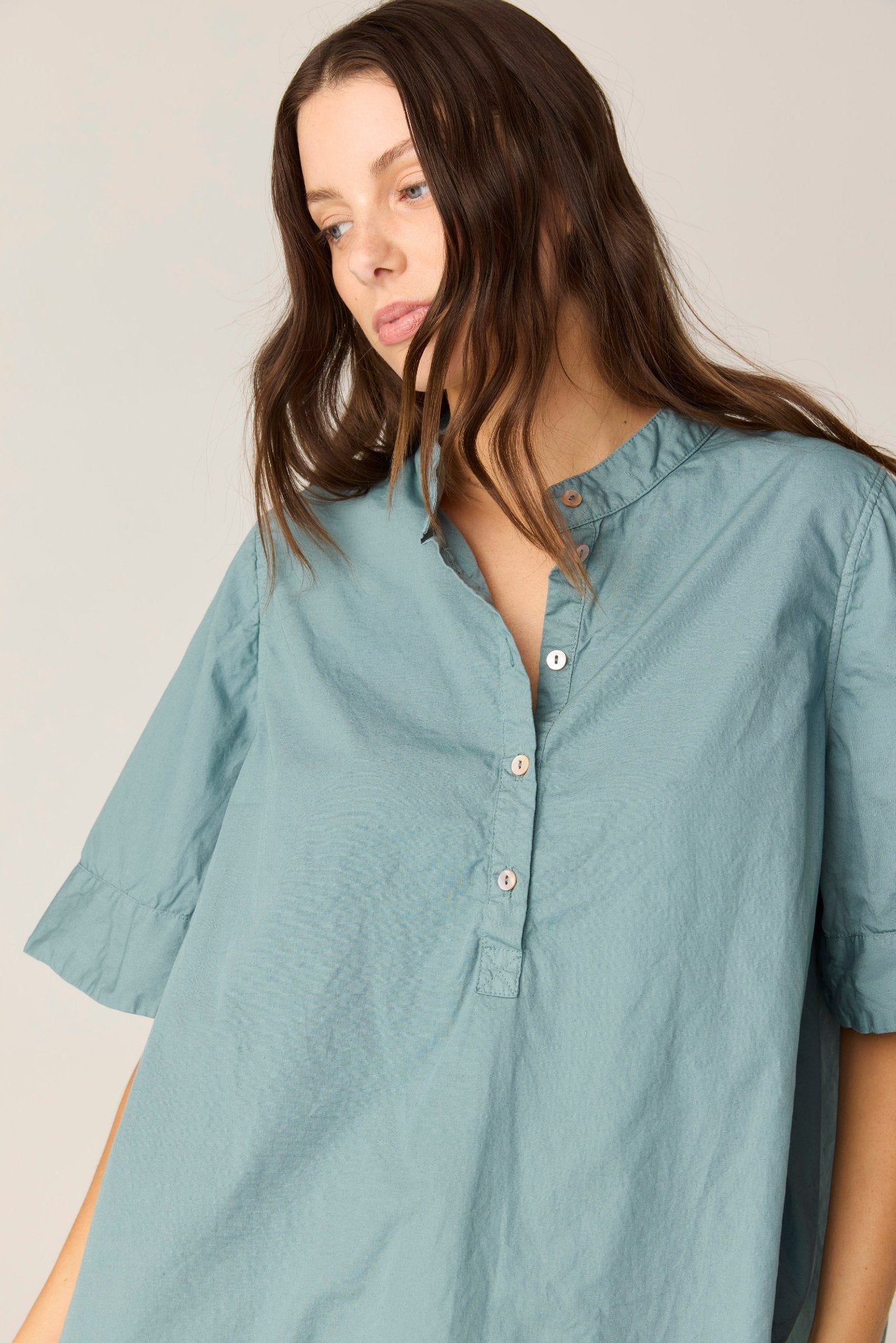 SHORE SHIRT - LAGOON (PRE - ORDER) - Primness