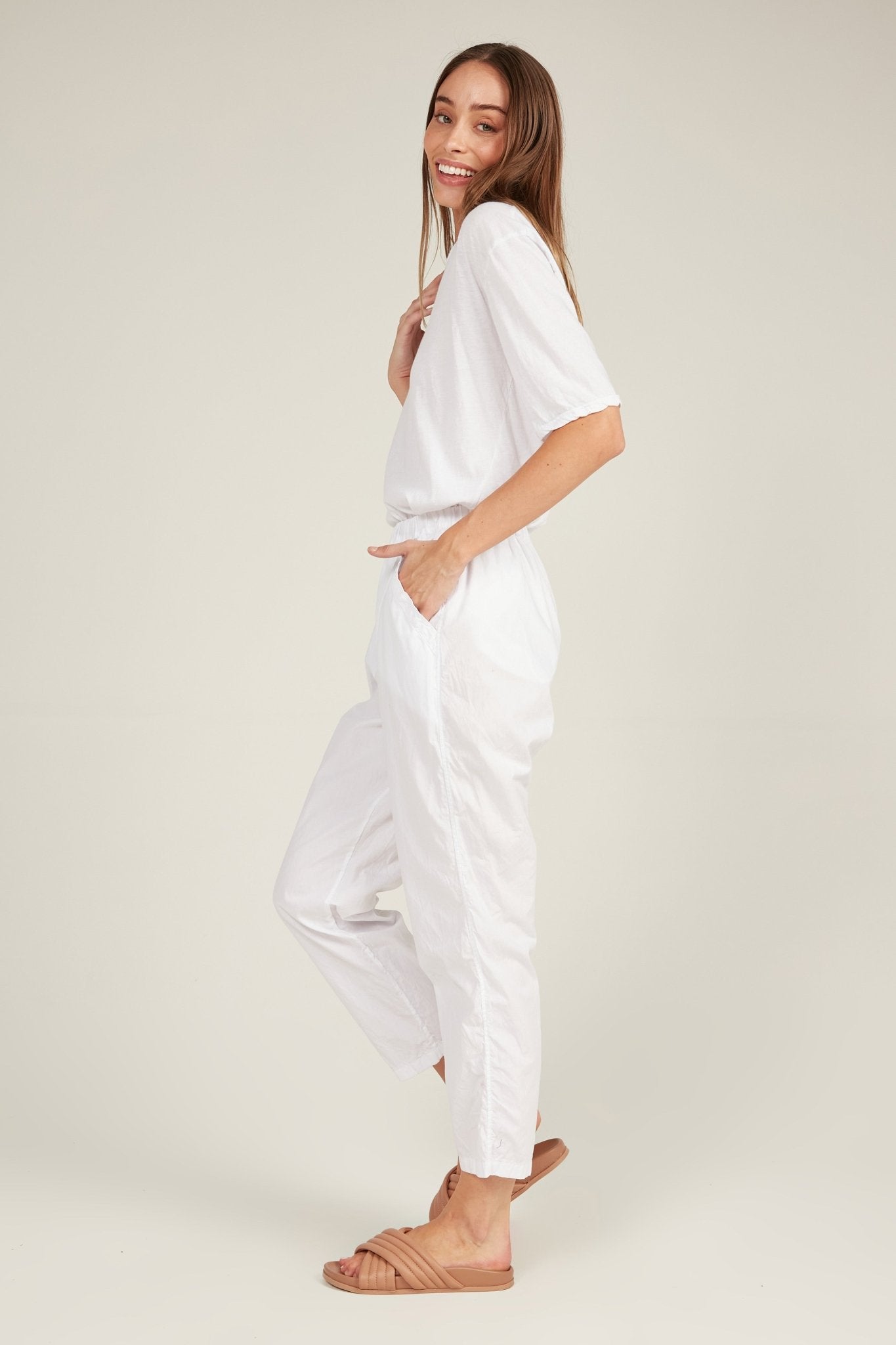 DENNI PANT - BLANC (PRE-ORDER) - Primness