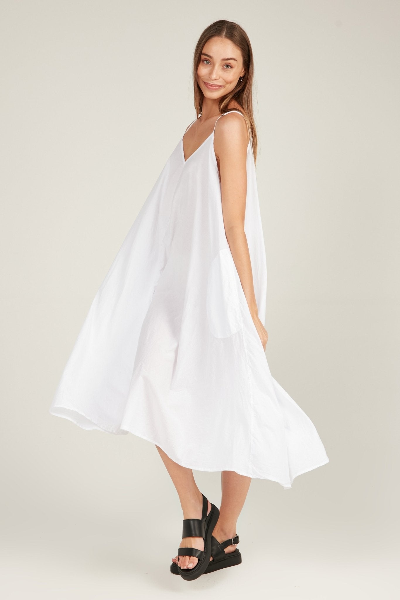 LOURVE SUNDRESS - BLANC - Primness