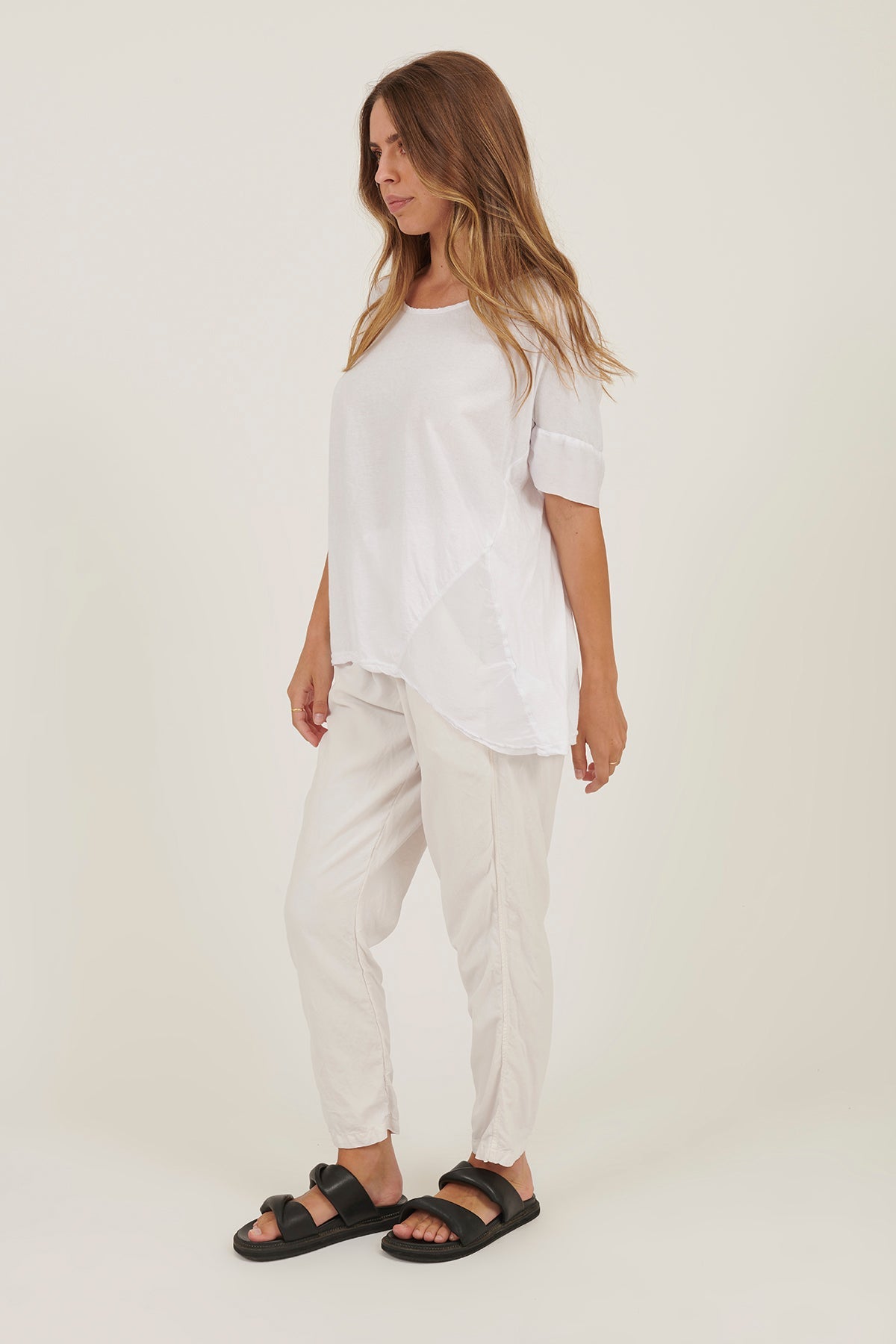 MINK TEE - BLANC - Primness